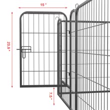 24/32/40-Inch 8/16/32 Panel Heavy Duty Pet Playpen