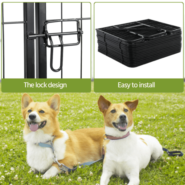 Yaheetech Dog Playpen 16 Panels 24 Inch