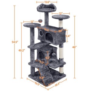 Yaheetech Cat Tree 54 Inch
