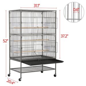 Yaheetech Large Bird Cage 52 Inch