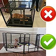 24/32/40-Inch 8/16/32 Panel Heavy Duty Pet Playpen