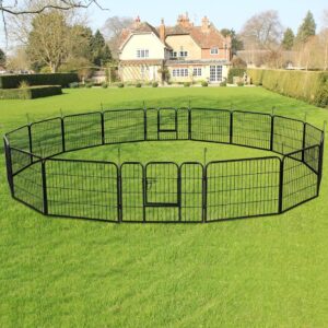 Yaheetech Dog Playpen 16 Panels 24 Inch