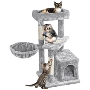 Yaheetech 34.5″ Height Cat Tree with Condo