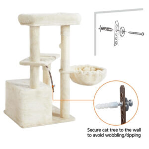Yaheetech 34.5″ Height Cat Tree with Condo