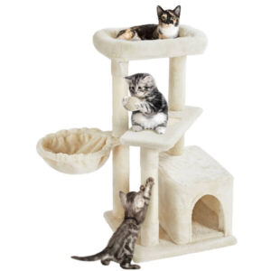 Yaheetech 34.5″ Height Cat Tree with Condo