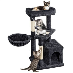 Yaheetech 34.5″ Height Cat Tree with Condo