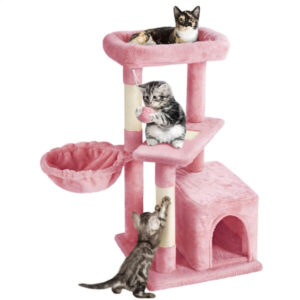 Yaheetech 34.5″ Height Cat Tree with Condo
