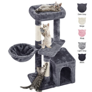 Yaheetech 34.5″ Height Cat Tree with Condo