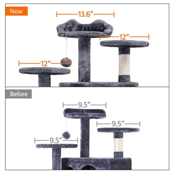 Yaheetech Cat Tree 54 Inch