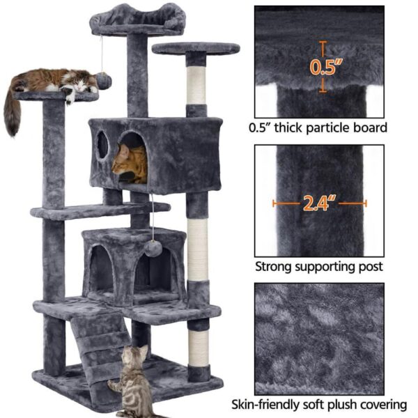 Yaheetech Cat Tree 54 Inch