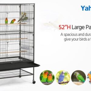 Yaheetech Large Bird Cage 52 Inch