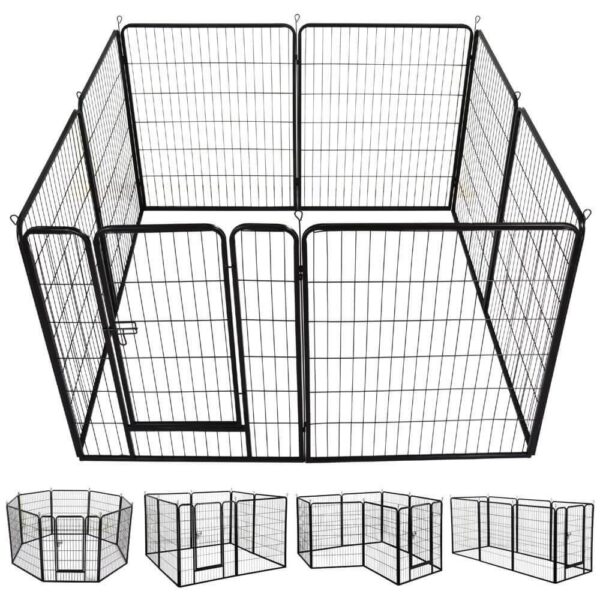 Yaheetech Dog Pen 8 Panels 40 Inch