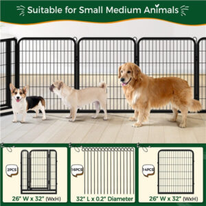 Yaheetech Dog Playpen Outdoor