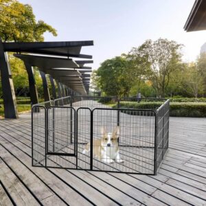 Yaheetech Puppy Playpen 8 Panels 32 Inch