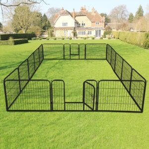 Yaheetech Dog Playpen 16 Panels 24 Inch