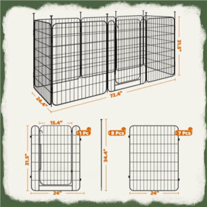Yaheetech Dog Playpen for Puppy